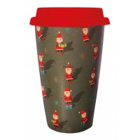 Bamboo Cups: Christmas 1 Santa