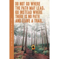 Notes 'N' Quotes Notebook: Do Not Go Where The Path May Lead