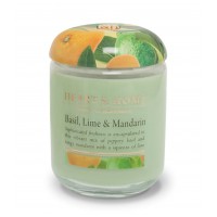 340g Large Candle : Basil, Lime & Mandarin