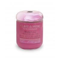 115g Small Candle : With Love, Rose & Jasmine