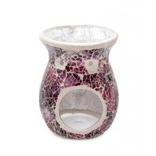 Wax Melt Warmer: Purple Mosaic Crackle Wax Melt Warmer: Purple Mosaic Crackle