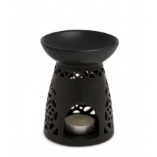 Wax Melt Warmer: Moroccan Black Ceramic Wax Melt Warmer: Moroccan Black Ceramic