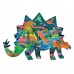 300Pc Shaped Scene Puzzles: Dinosaurs