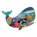 300Pc Shaped Scene Puzzles: Ocean Life