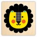 4 Layer Wood Puzzles: Animal Faces