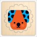 4 Layer Wood Puzzles: Animal Faces