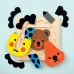 4 Layer Wood Puzzles: Animal Faces