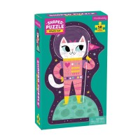 50Pc Shaped Character Puzzles: Space Cat