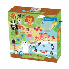 Jumbo Puzzles: At The Zoo