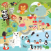 Jumbo Puzzles: At The Zoo