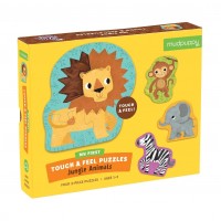My First Touch & Feel Puzzles: Jungle Animals