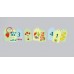 Ring Flash Cards: Counting Fruits & Veggies