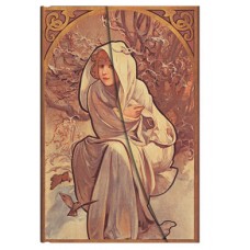 Mucha Collection, Winter Child, Midi, Lined Mucha Collection, Winter Child, Midi, Lined