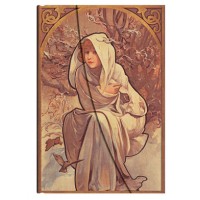 Mucha Collection, Winter Child, Mini, Lined