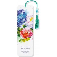 Beaded Bookmark Hydrangeas