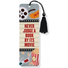 Beaded Bookmark Never Judge A Bok By Its Movie