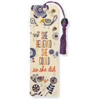Beaded Bookmark She Believed She Could So She Did