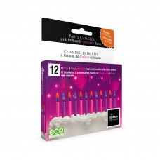 Coloured Flame Birthday - Girls - Pink/Purple