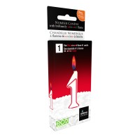 Coloured Flame Num-Red: 1