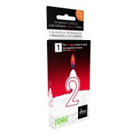 Coloured Flame Num-Red: 2