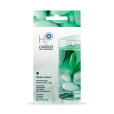 H20 Water Candles: Green