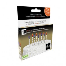 Printed Birthday Candles - Stars/Gold & Silver