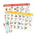 Learning Mats with Scented Crayons