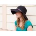 Sunlily Roll-N-Go Sun Hat: Black