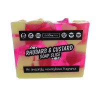 Soap Slice 120g: Rhubarb & Custard