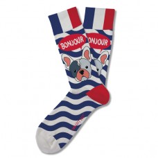 Bonjour Frenchie Everyday Socks (Big Feet)