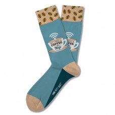 Coffee & Wifi Everyday Socks (Big Feet)