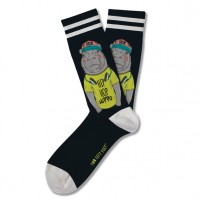 Hip Hop Hippo Everyday Socks (Big Feet)