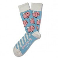 When Pigs Fly Everyday Socks (Small Feet)