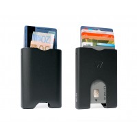Walter Wallet Aluminium: Matte Black
