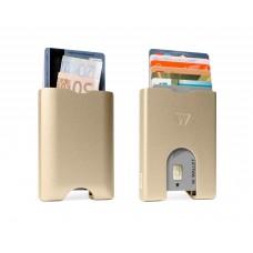 Walter Wallet Aluminium: Gold
